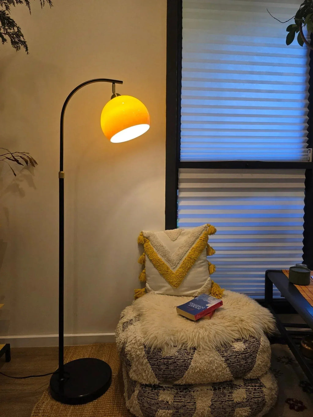 Glass Standing Lamp