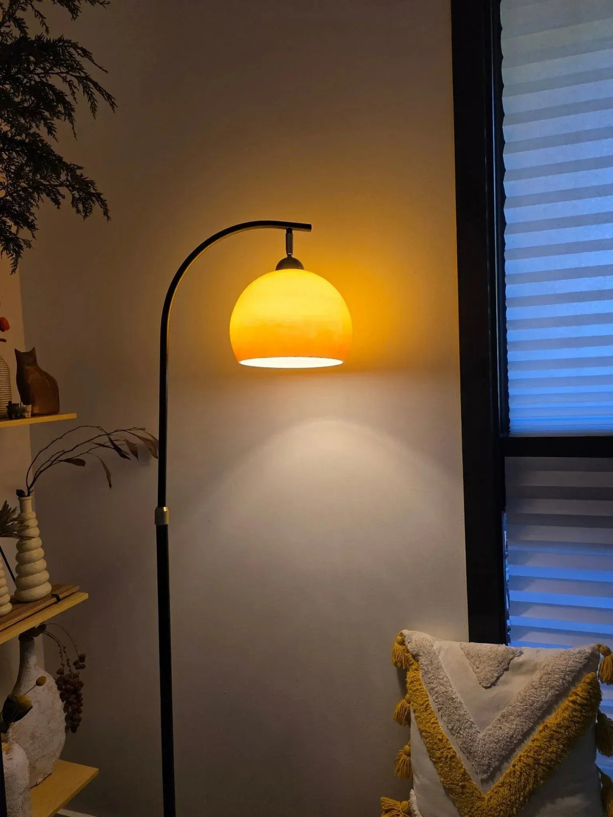 Glass Standing Lamp
