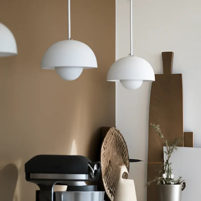 ARCOVA – Scandinavian Semi-Circle Colourful Pendant Chandelier for Dining Room and Living Room