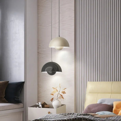 ARCOVA – Scandinavian Semi-Circle Colourful Pendant Chandelier for Dining Room and Living Room