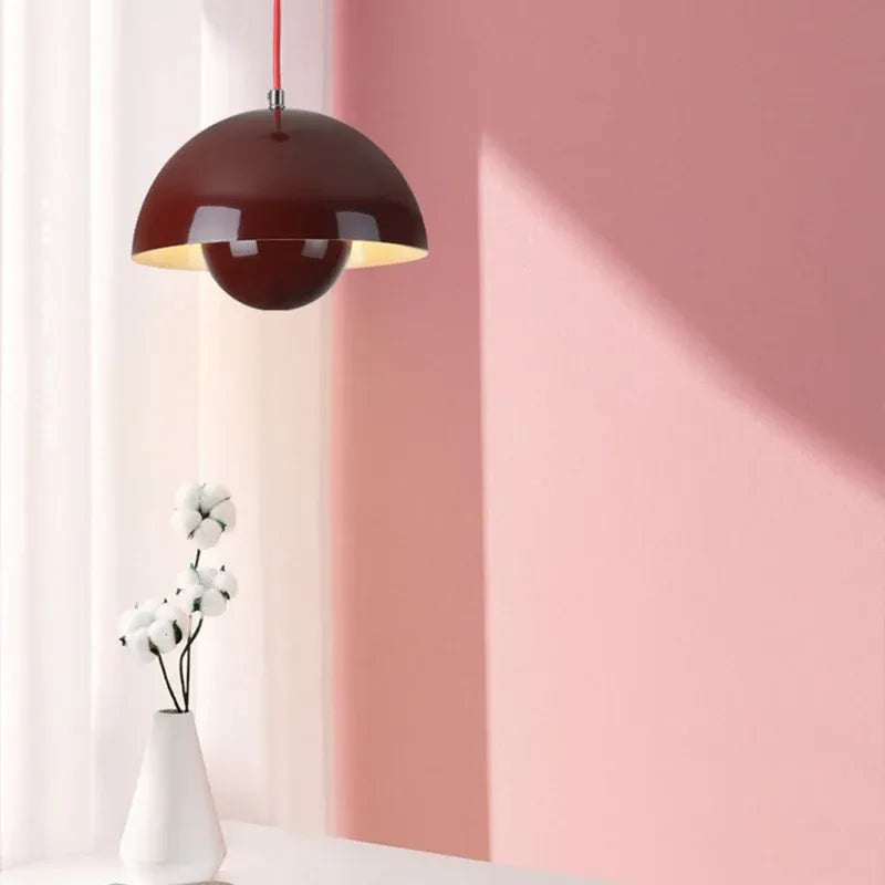 ARCOVA – Scandinavian Semi-Circle Colourful Pendant Chandelier for Dining Room and Living Room