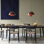 ARCOVA – Scandinavian Semi-Circle Colourful Pendant Chandelier for Dining Room and Living Room