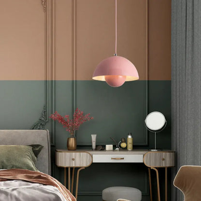 ARCOVA – Scandinavian Semi-Circle Colourful Pendant Chandelier for Dining Room and Living Room