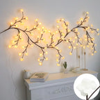 WILVARA – Decorative LED Willow Branch Wall Light Warm White for Bedroom and Living Room
