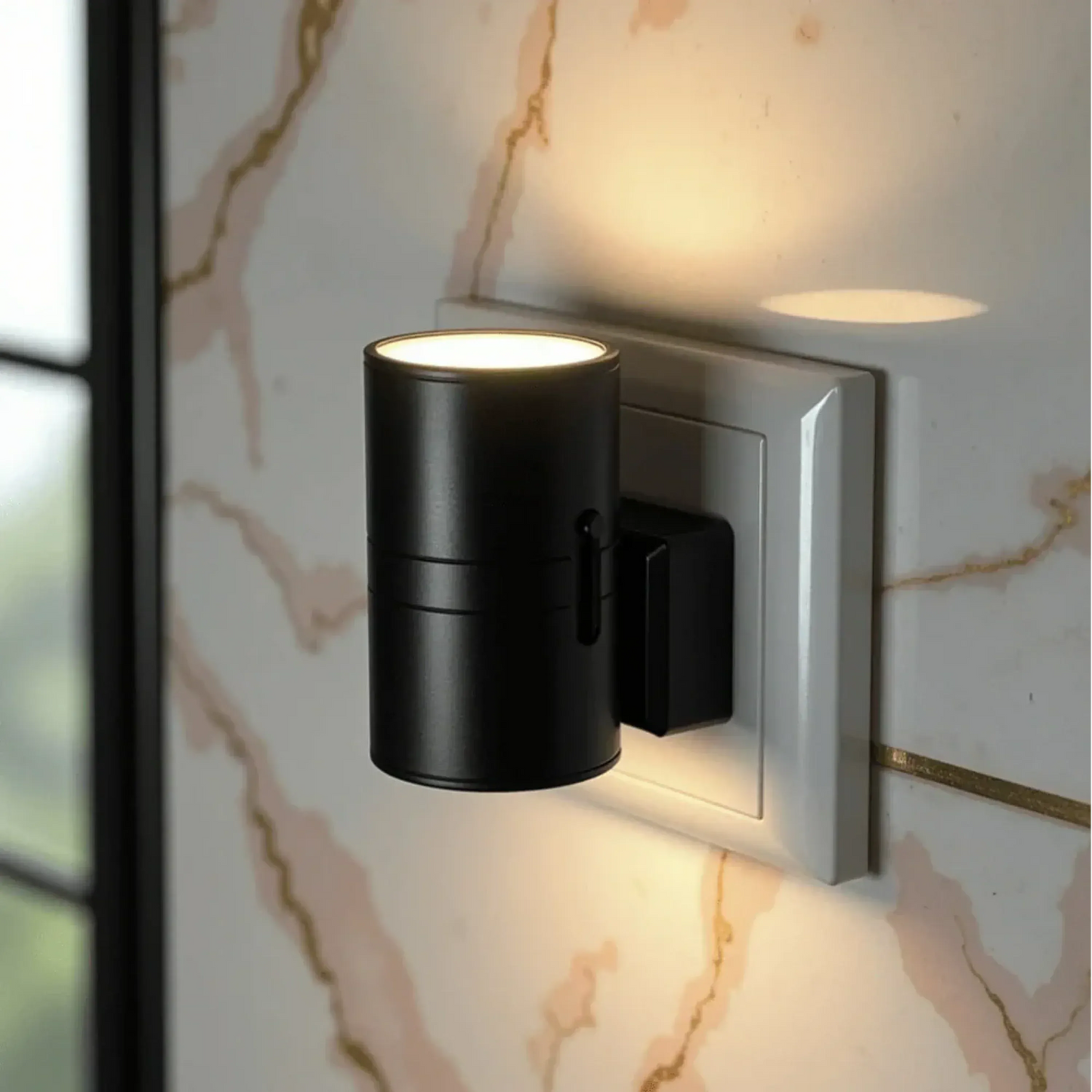LUMOX – Dimmable Plug-In Night Light LED Lamp for Bedroom, Hallway and Bathroom